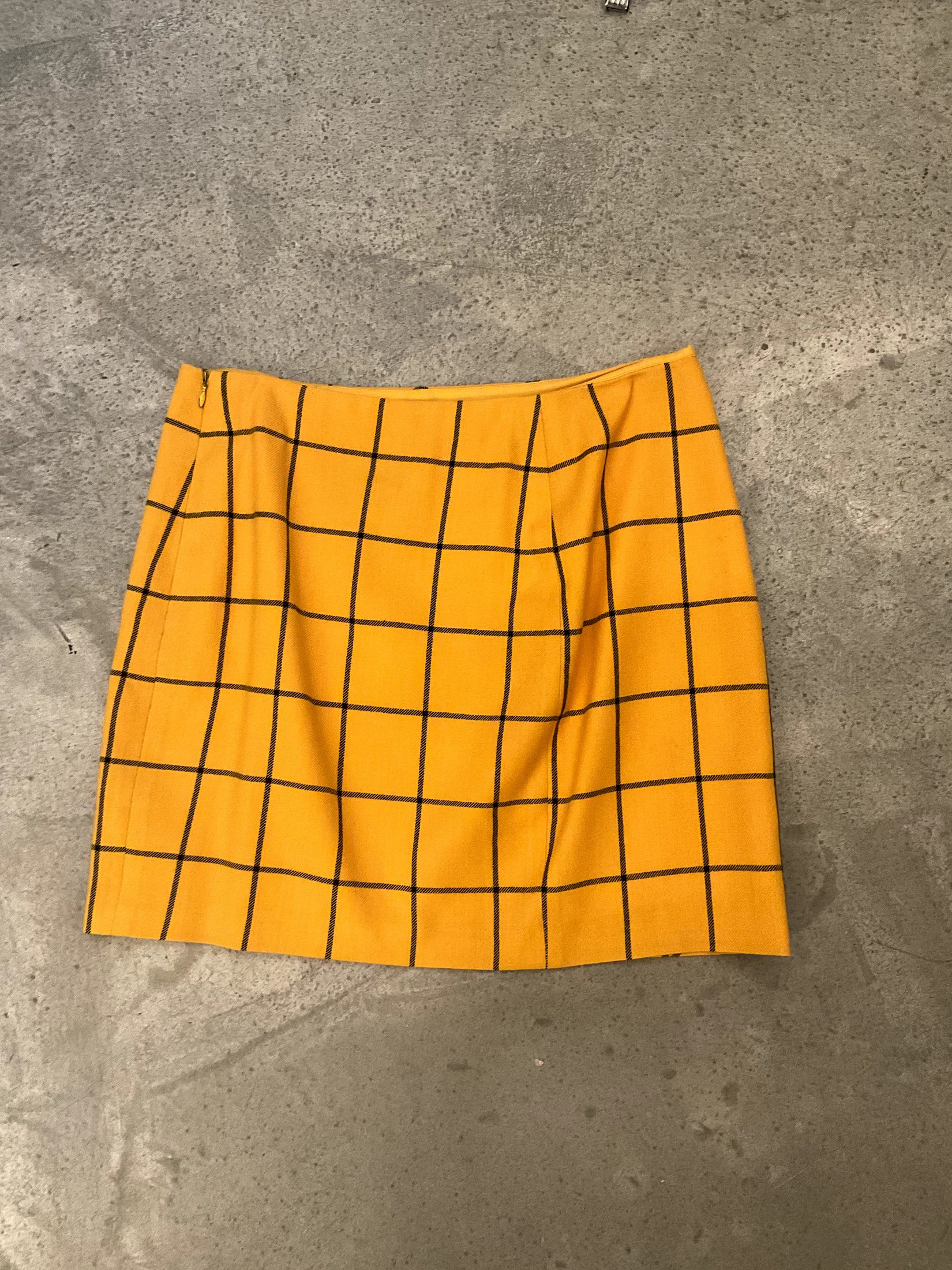 Anna Sui Wool Mini Skirt
